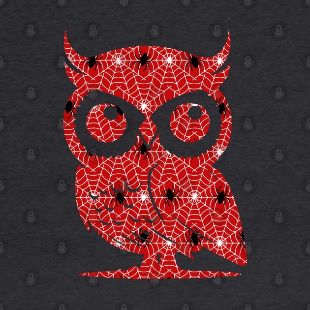 Spider Web Owl by KayBee Gift Shop